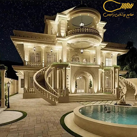 انواع لامپ نورپردازی نمای ساختمان