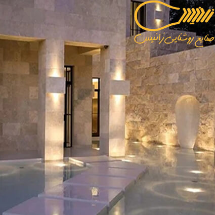 نورپردازی ساختمان سنگی