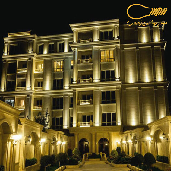 نورپردازی نمای ساختمان