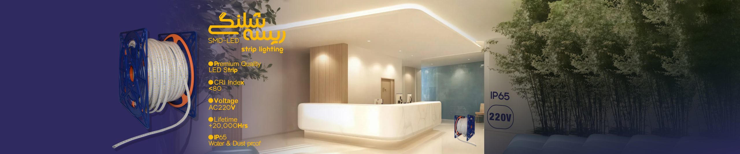 ریسه شلنگی ال ای دی زانیس